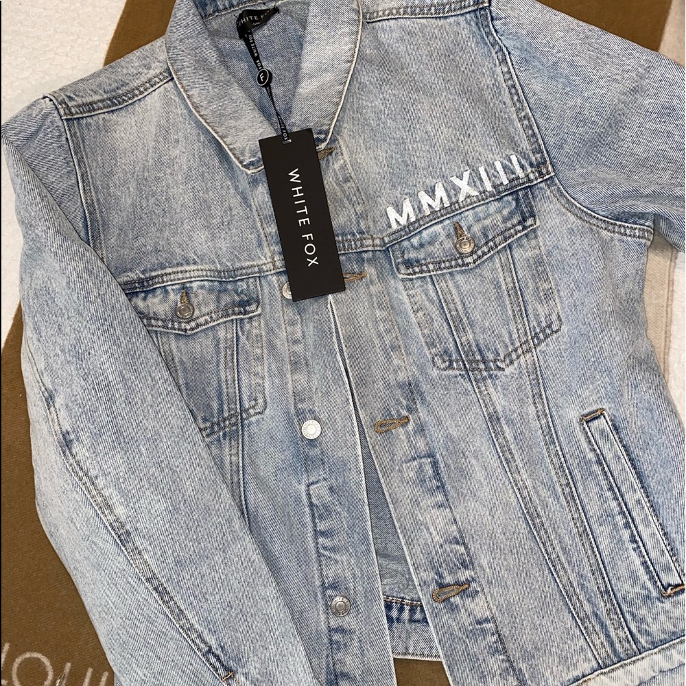 White Fox Denim Jacket